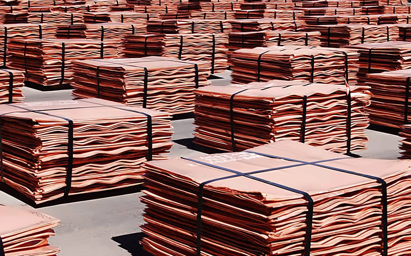 Copper cathodes as supplied