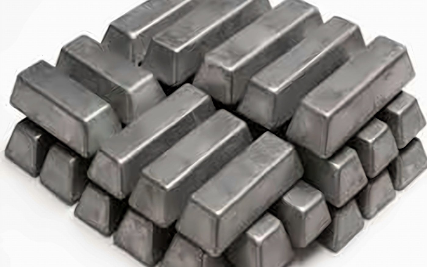 Magnesium ingot as supplied