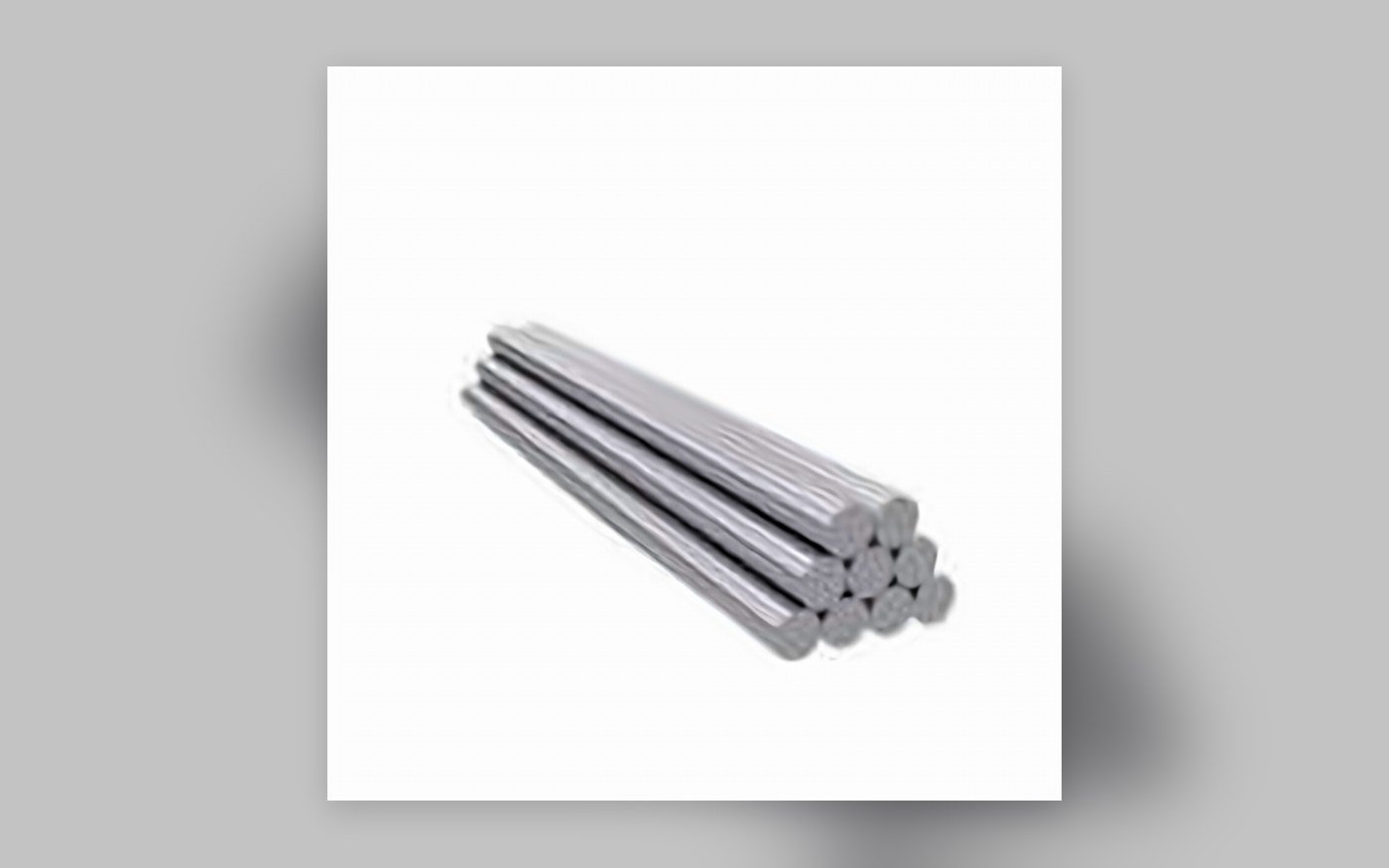 Niobium bar as supplied